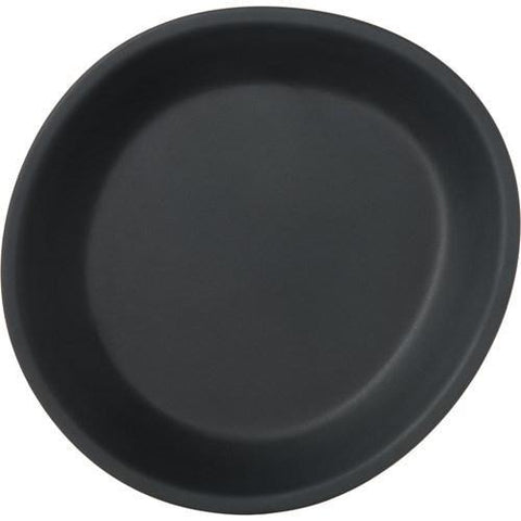 Carlisle 5310138 Ridge 10" Slate Melamine Coupe Plate