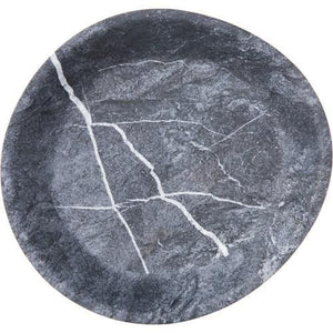 Carlisle 5310172 Ridge 10" Soapstone Melamine Coupe Plate