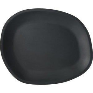 Carlisle 5310338 Ridge 18" Slate Melamine Oblong Platter