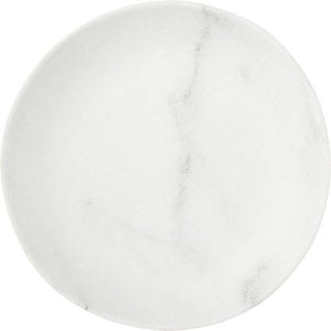 Carlisle 5310637 Ridge 9" White Marble Melamine Salad Plate