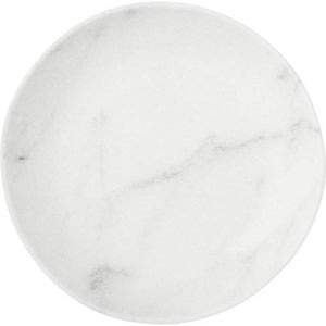 Carlisle 5310737 Ridge 10-1/2" White Marble Melamine Dinner Plate