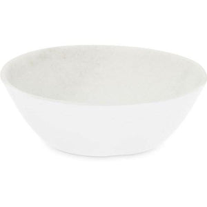 Carlisle 5311037 Ridge 4-1/2" White Marble Melamine Bullion Bowl