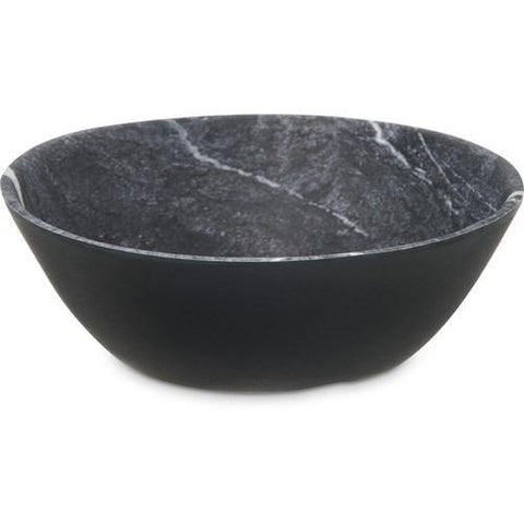 Carlisle 5311072 Ridge 4-1/2" Soapstone Melamine Bouillon Bowl