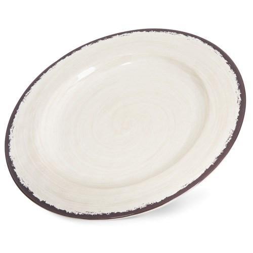 Carlisle 5400153 Mingle 11" Sweet Cream Round Melamine Plate