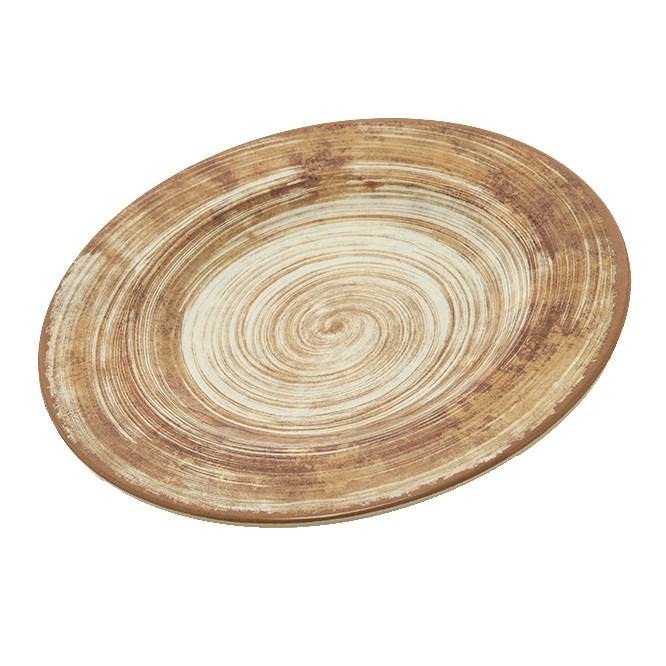 Carlisle 5400217 Mingle 9" Copper Round Melamine Salad Plate