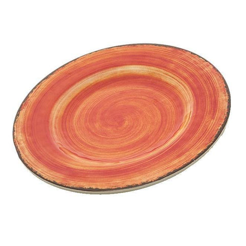 Carlisle 5400252 Mingle 9" Fireball Round Melamine Salad Plate