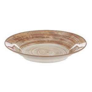 Carlisle 5400317 Mingle 28.5 Oz. Copper Melamine Rimmed Soup Bowl