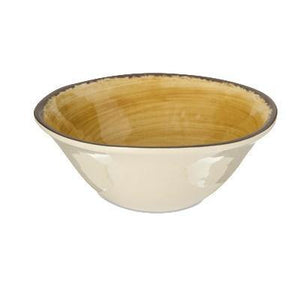 Carlisle 5400413 Mingle 27 Oz. Amber Melamine Ice Cream Bowl