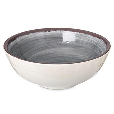 Carlisle 5400518 Mingle 17 Oz. Smoke Gray Small Melamine Bowl