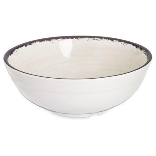 Carlisle 5400553 Mingle 17 Oz. Sweet Cream Small Melamine Bowl