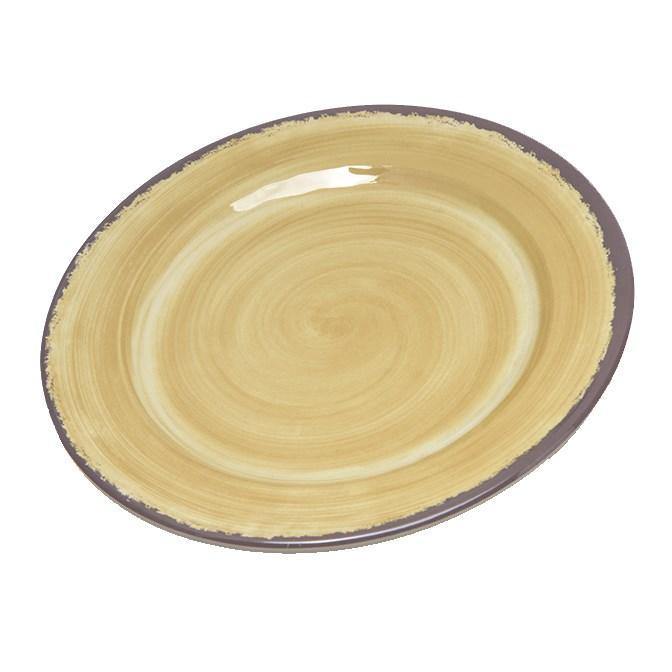 Carlisle 5400713 Mingle 7" Amber Round Melamine Bread And Butter Plate
