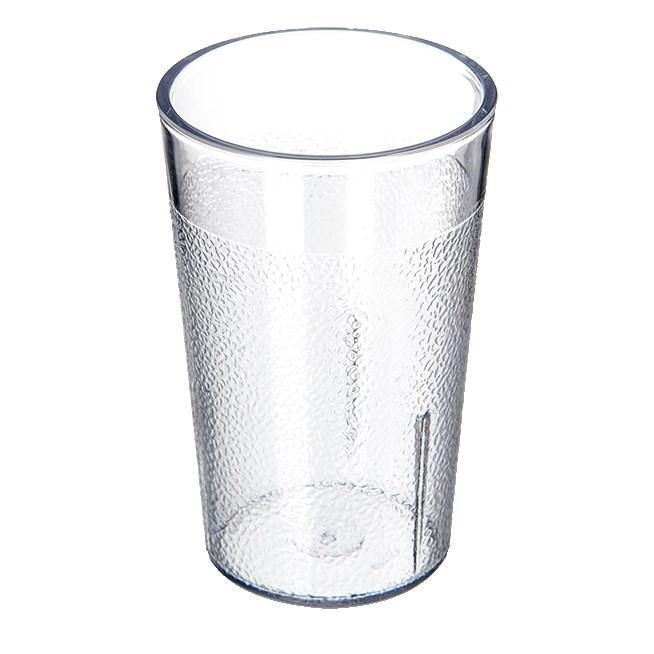 Carlisle 550107 5 Oz. Clear Plastic Stackable Tumbler