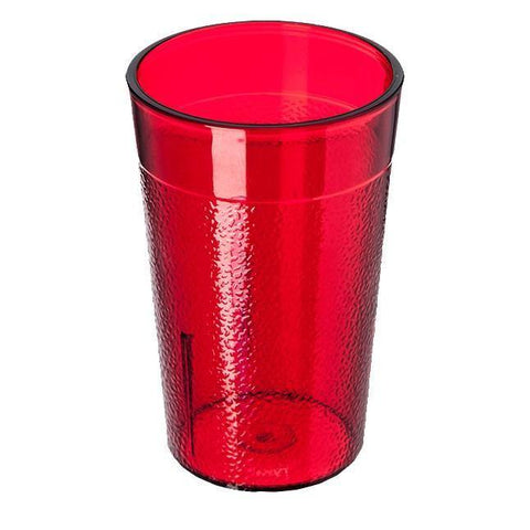 Carlisle 550110 5 Oz. Ruby Plastic Stackable Tumbler