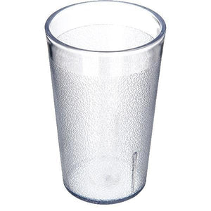 Carlisle 5506-207 9.5 Oz. Clear Plastic Stackable Tumbler