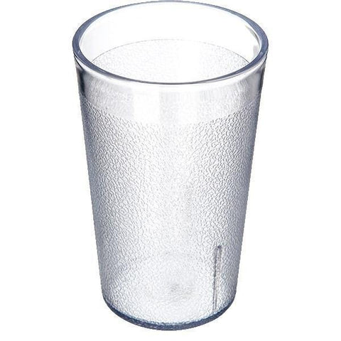 Carlisle 5506-207 9.5 Oz. Clear Plastic Stackable Tumbler