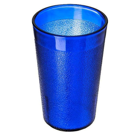 Carlisle 550647 9.5 Oz. Royal Blue Plastic Stackable Tumbler