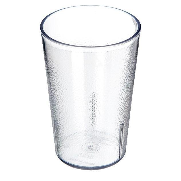 Carlisle 552607 8 Oz. Clear Plastic Stackable Tumbler