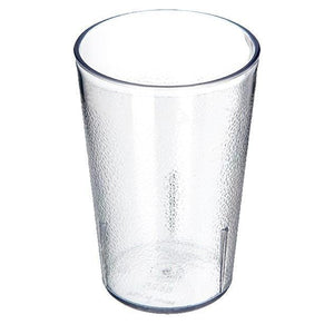 Carlisle 552607 8 Oz. Clear Plastic Stackable Tumbler