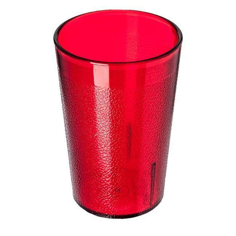 Carlisle 552610 8 Oz. Ruby Plastic Stackable Tumbler