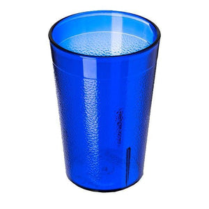 Carlisle 552647 8 Oz. Royal Blue Plastic Stackable Tumbler