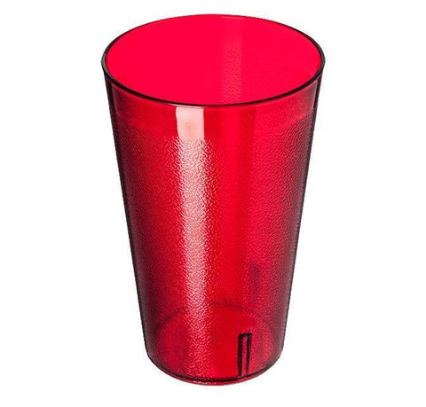 Carlisle 553210 32 Oz. Ruby Plastic Stackable Tumbler