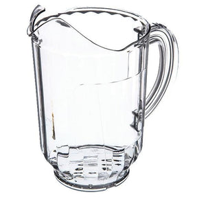 Carlisle 554407 Versapour 60 Oz. Clear Polycarbonate Pitcher with Window