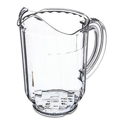 Carlisle 554707 Versapour 60 Oz. Clear Plastic Pitcher with Window
