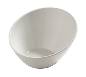 Carlisle 5554437 26 Oz. Bavarian Cream Balsam Displayware Angled Bowl