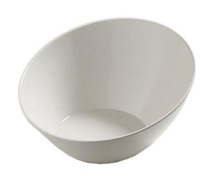 Carlisle 5554637 3 Qt. Bavarian Cream Balsam Displayware Angled Bowl