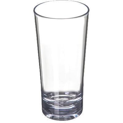 Carlisle 561407 14 Oz. Alibi Beverage Glass Clear, Plastic