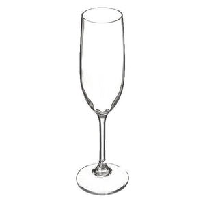 Carlisle 564007 8 Oz. Alibi Champagne Flute Clear, Plastic