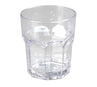 Carlisle 580807 8 Oz Louis Rocks Tumbler Clear, Plastic