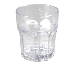 Carlisle 580807 8 Oz Louis Rocks Tumbler Clear, Plastic