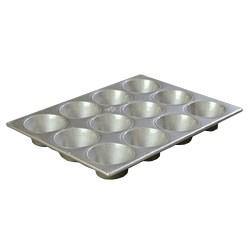 Carlisle 601837 Cupcake Pan with (12) 6 Oz Cup Capacity, Aluminized Steel