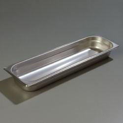 Carlisle 60700HL2 Durapan 1/2 Size 2-1/2" Deep Long Anti-Jam Steam Table Pan