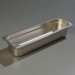 Carlisle 60700HL4 Durapan 1/2 Size 4" Deep Long Anti-Jam Steam Table Pan