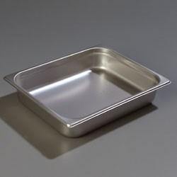 Carlisle 607122 Durapan 1/2 Size 2-1/2" Deep Anti-Jam Steam Table Pan