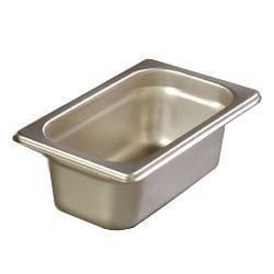 Carlisle 608192 Durapan Ninth Size 2-1/2" Deep Steam Table Pan, Stainless