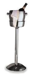 Carlisle 609146 24"H Wine Bucket Stand with 1 Bucket Capacity, Stainless
