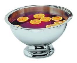 Carlisle 609316 18"Dia. Punch Bowl, Round, 16 Qt Capacity, Stainless