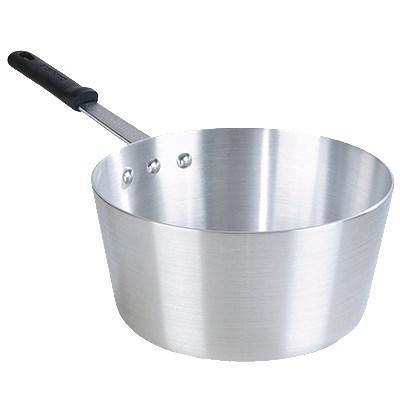 Carlisle 61707 6 Qt Aluminum Saucepan with Solid Silicone Handle