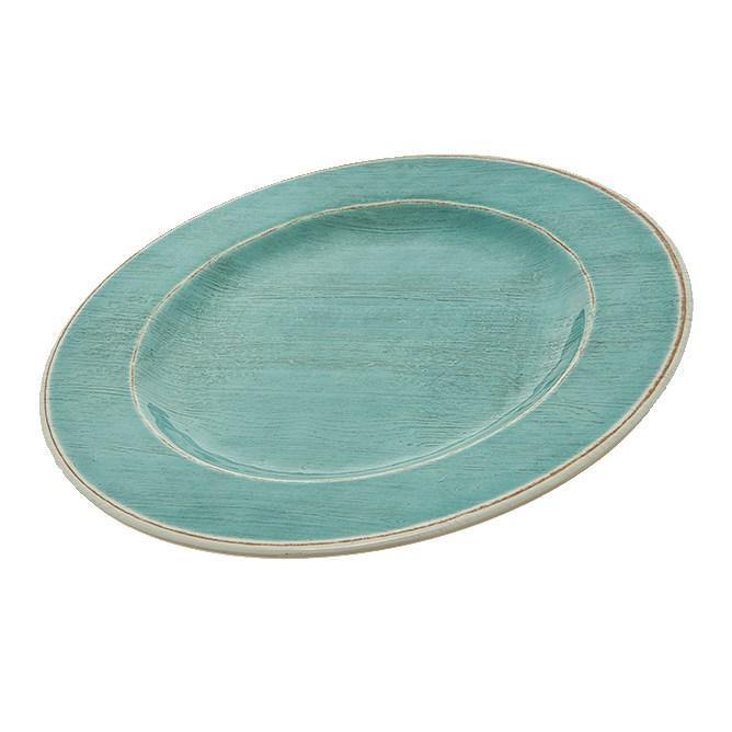 Carlisle 6400115 Grove 11" Melamine Dinner Plate, Aqua