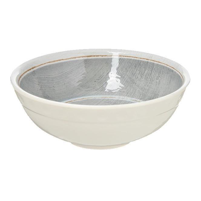 Carlisle 6400518 Grove 20 Oz . Melamine Soup Bowl, Smoke Gray