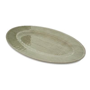 Carlisle 6402046 Grove 12" X 8" Oval Melamine Platter, Jade