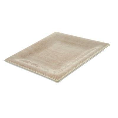 Carlisle 6402270 Grove 10-1/2" Square Melamine Plate, Adobe