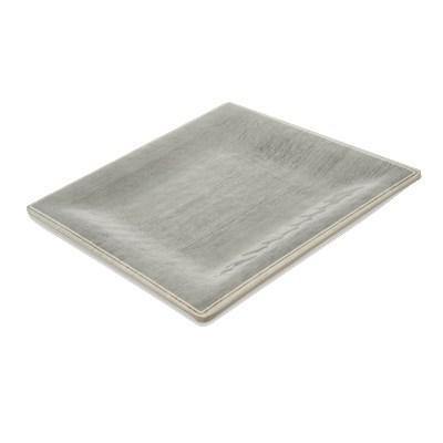 Carlisle 6402318 Grove 8-1/2" Square Melamine Plate, Smoke