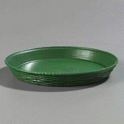 Carlisle 652609 12" Round Bread Basket, Polypropylene, Green