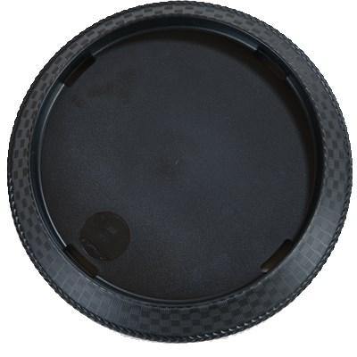 Carlisle 652903 10-1/2" Plastic Platter, Black