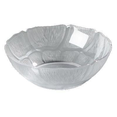 Carlisle 690407 Petal Mist® 18 Oz. Salad Bowl, Clear Plastic