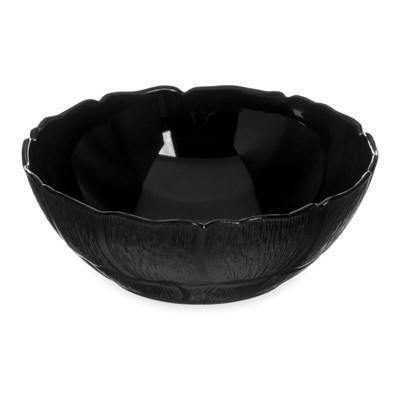 Carlisle 690803 Petal Mist 1.3 Qt. Black Polycarbonate Bowl
